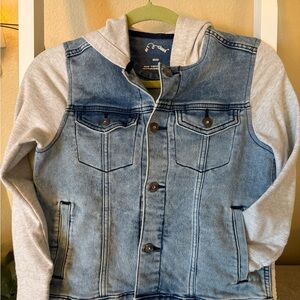 Art Class Kids Blue and Gray Denim Jacket
